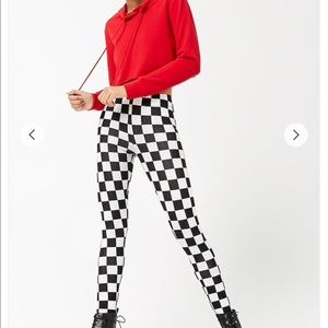Forever21 Checkered Leggings